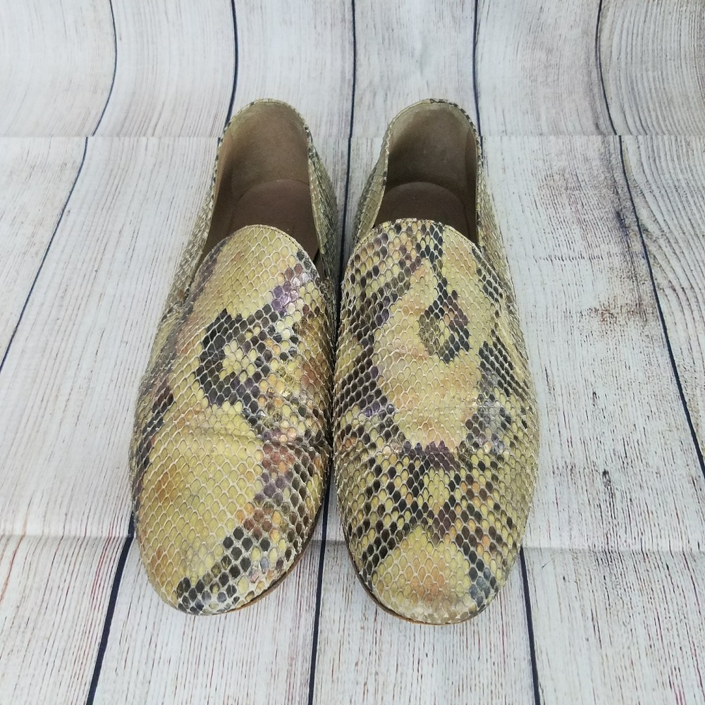 Vintage Barneys New York Snakeskin Flats